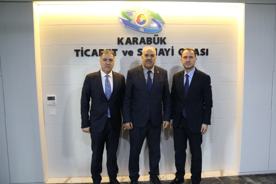FERİDUN KARATAŞ’DAN KARABÜK TİCARET VE SANAYİ ODASINA VEDA ZİYARETİ
